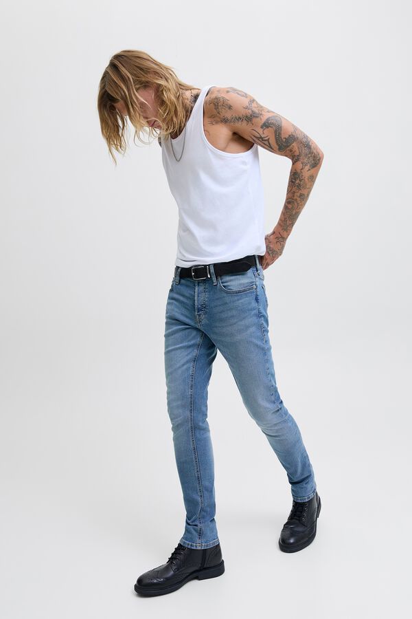 Jack & Jones Jeans slim cinco bolsos azul