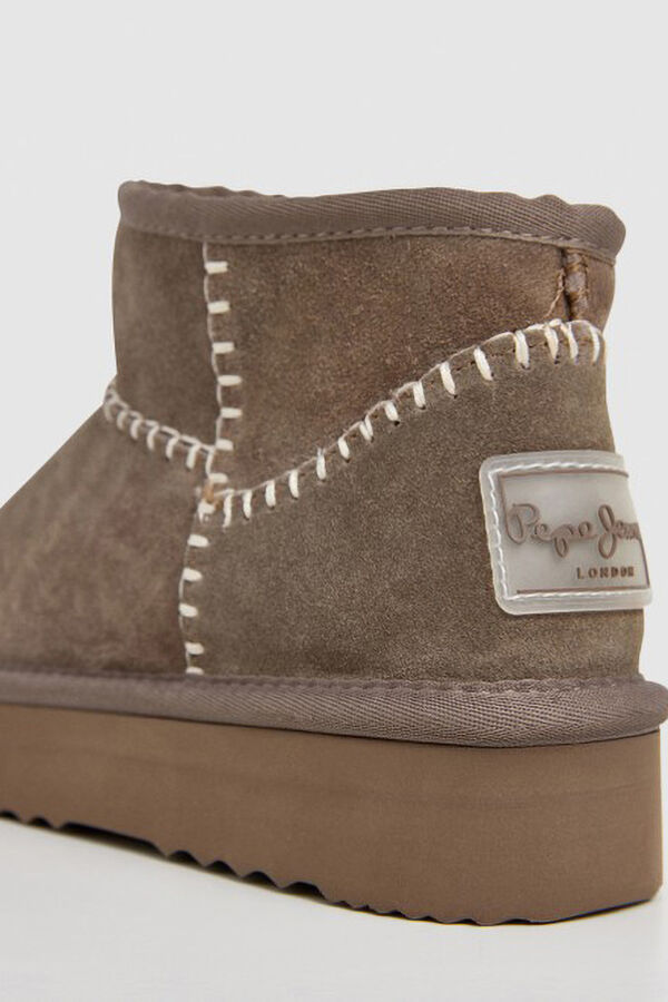 Pepe Jeans Bota de camurça Dissy cru