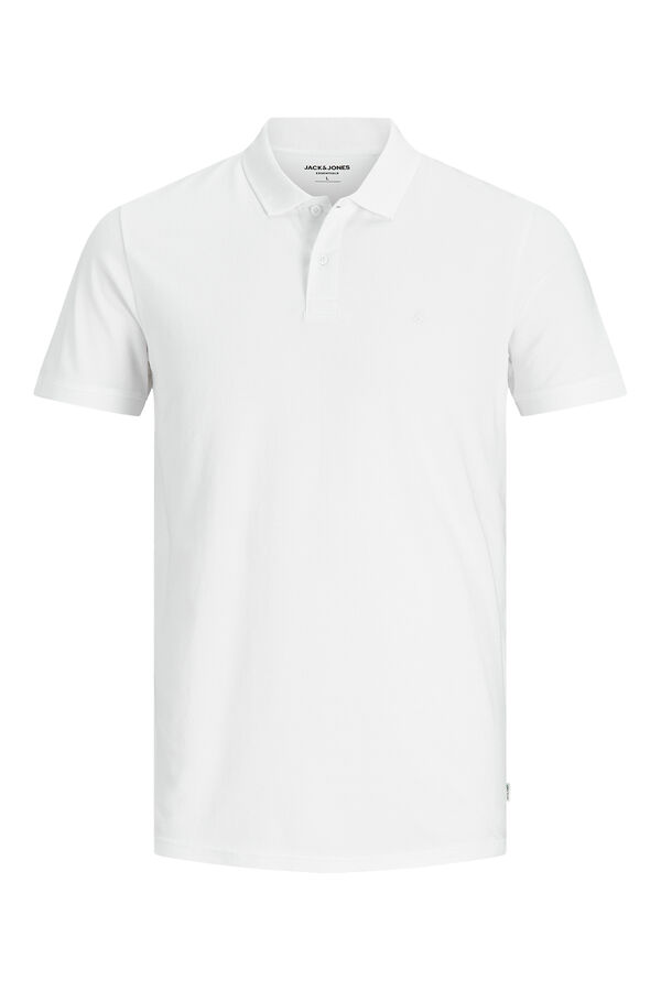 Jack & Jones Polo slim fit liso branco