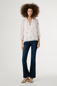 Pepe Jeans  Blusa floral de manga comprida