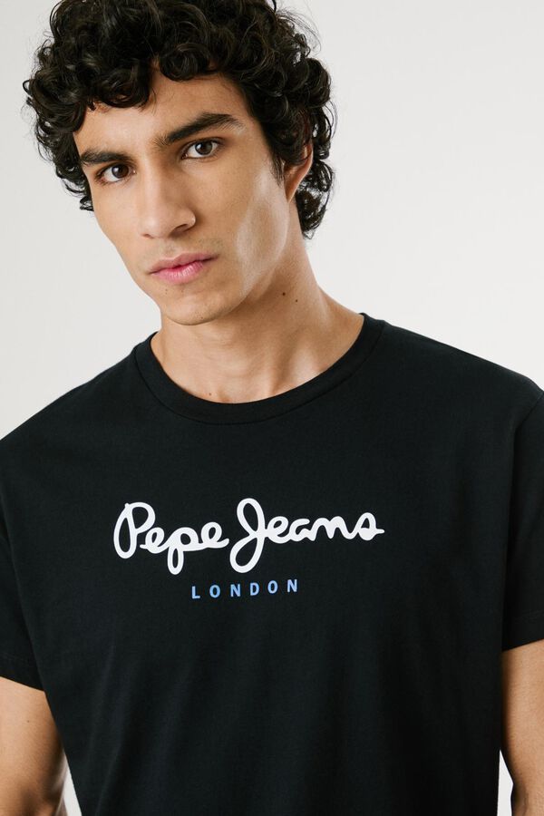 Pepe Jeans Camisola de manga curta preto