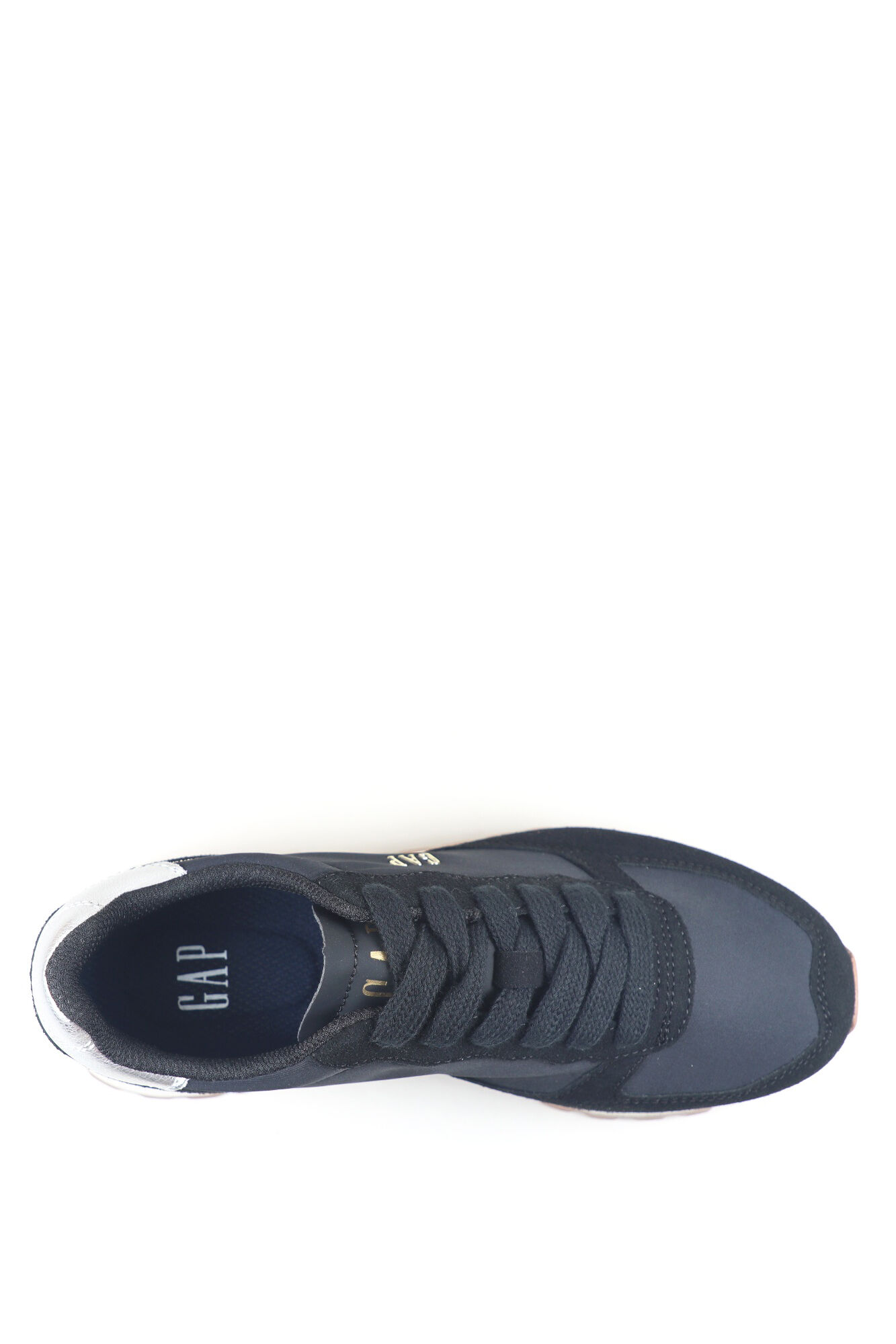 GAP Zapatillas efecto piel y serraje logo