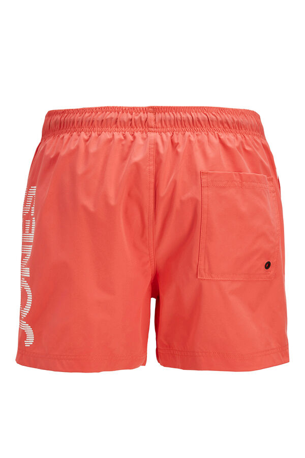 Jack & Jones PLUS Maiô PLUS regular fit rosa