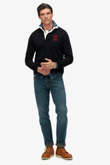 Superdry gola polo estilo rugby azul