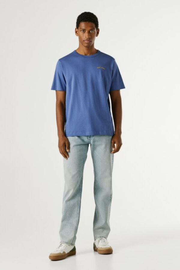 Pepe Jeans Camisa manga corta en punto azul