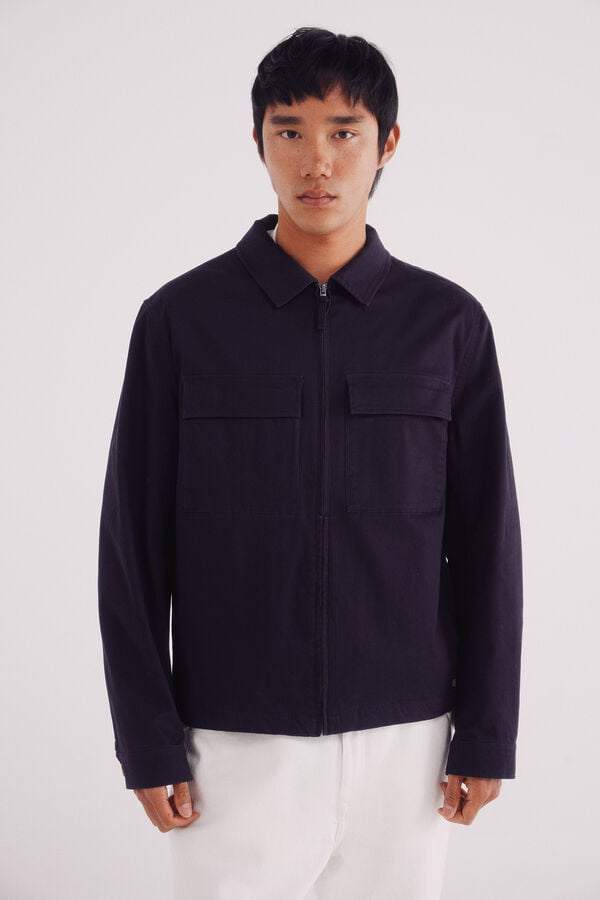 Springfield Sobrecamisa algodão azul