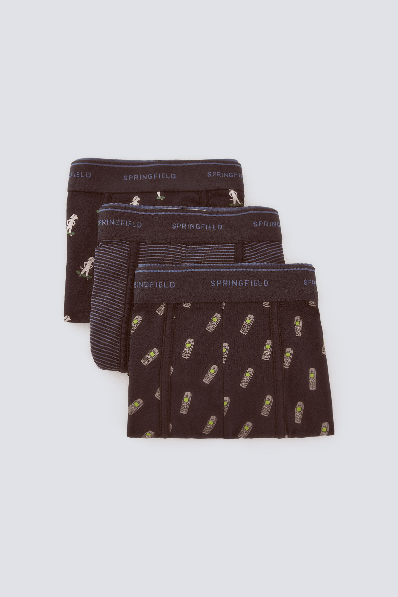 Springfield Pack 3 boxers 90's