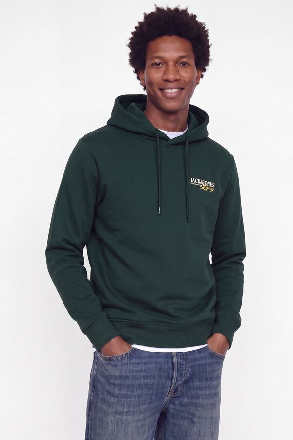 Jack & Jones Sweatshirt relaxed com capuz azul