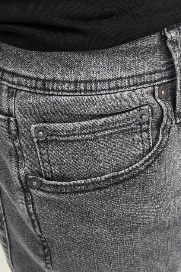 Jack & Jones Jeans slim cinco bolsos preto