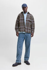 Jack & Jones Sobrecamisa xadrez cru