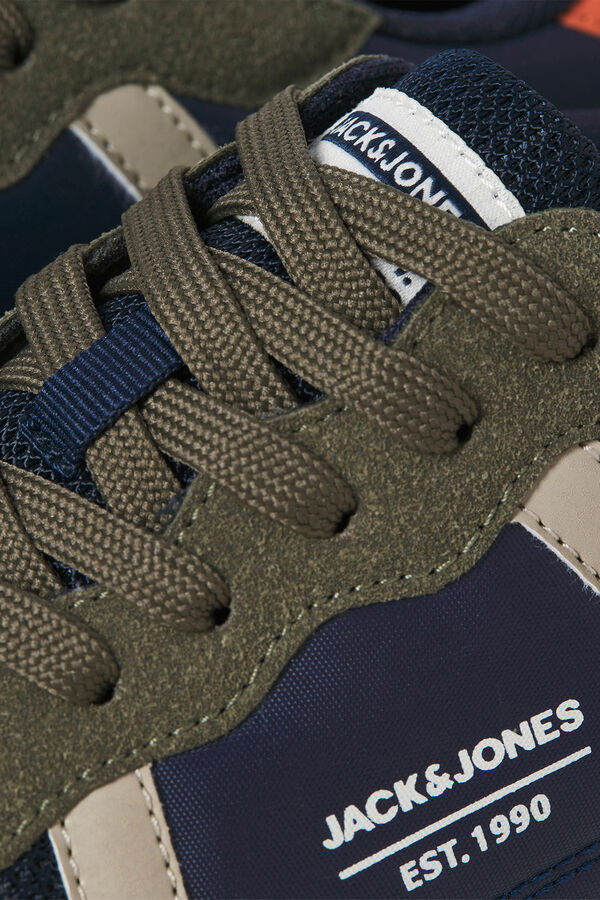 Jack & Jones t&ecirc;nis esportivos de tecido de malha verde