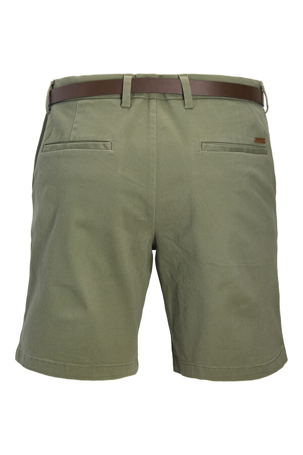 Jack & Jones Bermuda chino com cinto verde