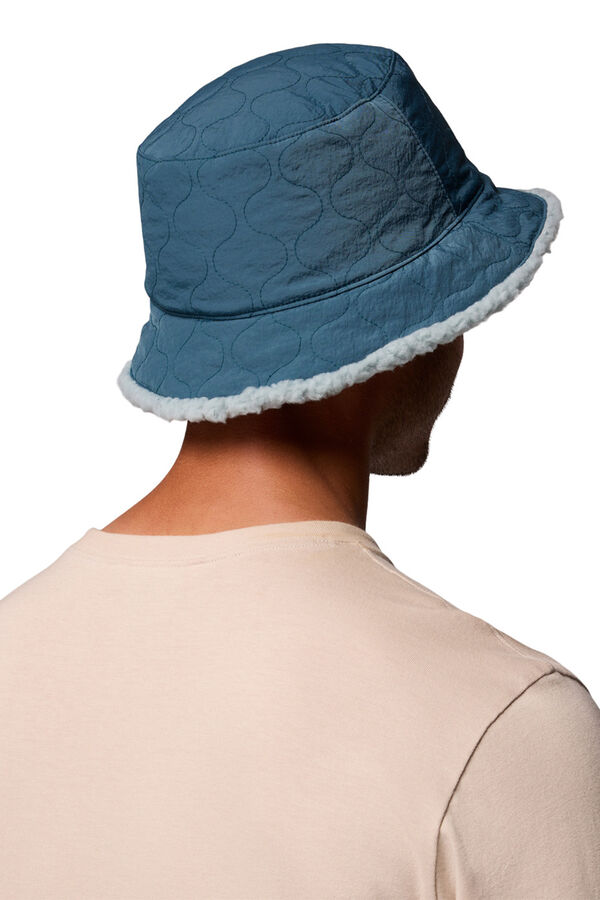Columbia Casaco acolchoada com capuz preto