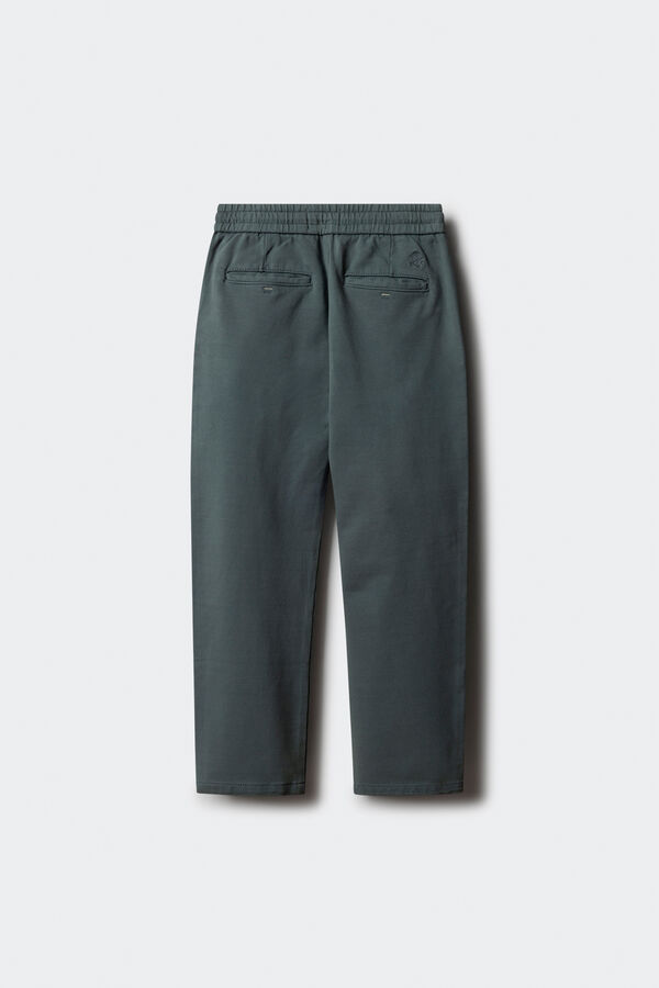 Springfield Kids Calças calças chino confortáveis ​​e justas para meninos azul