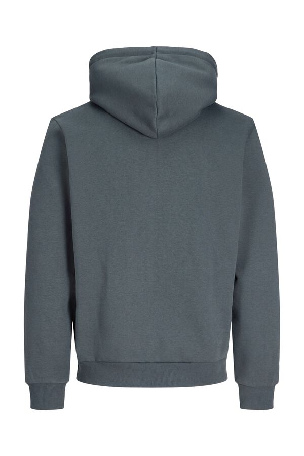 Jack & Jones Sweatshirt relaxed com capuz cinzento