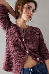 Pepe Jeans Casaco de malha moulin&ecirc; estampado