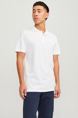 Jack & Jones Polo piqu&eacute; slim branco