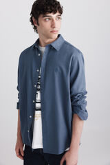 Springfield Camisa com estrutura azul