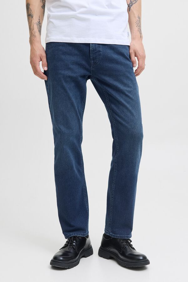 Jack & Jones Jeans regular cinco bolsos azul