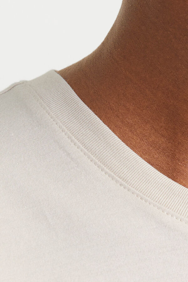 Jack & Jones T-shirt padr&atilde;o fit cinzento