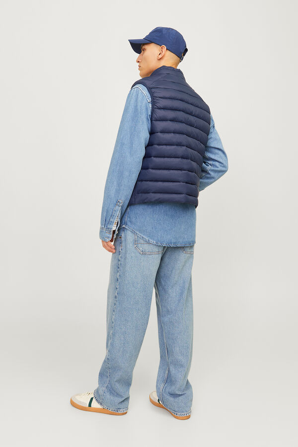 Jack & Jones gola Colete azul