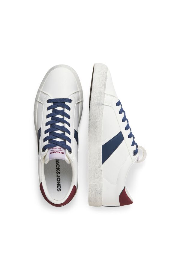 Jack & Jones Chinelos de quarto com contraste na sola de borracha branco