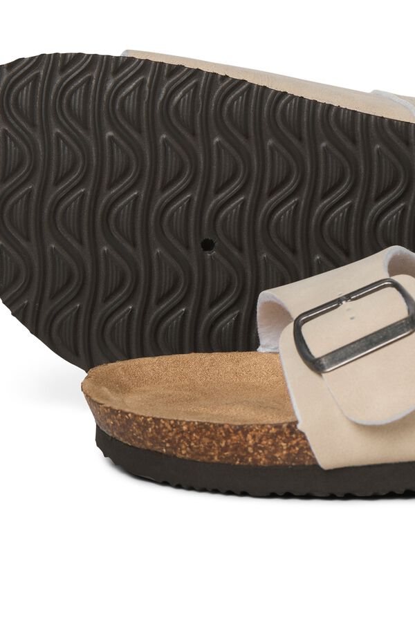 Jack & Jones Sand&aacute;lias fivelas sola leve cinzento