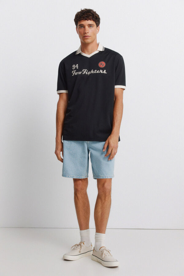 Springfield T-shirt Foo Fighters Football preto
