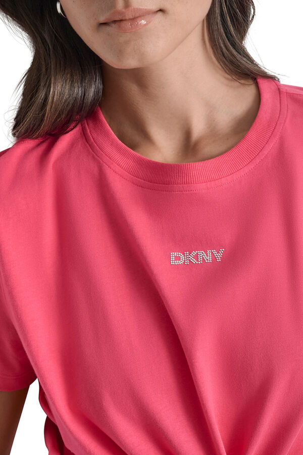 DKNY T-shirt Knot rosa