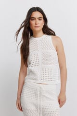 Springfield Top pointelle beige