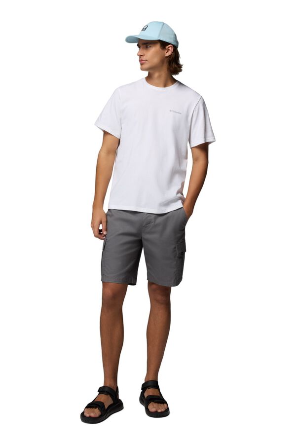 Columbia T-shirt b&aacute;sica de algod&atilde;o branco