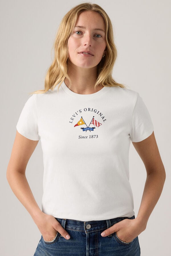 Levi's T-shirt de manga curta branco