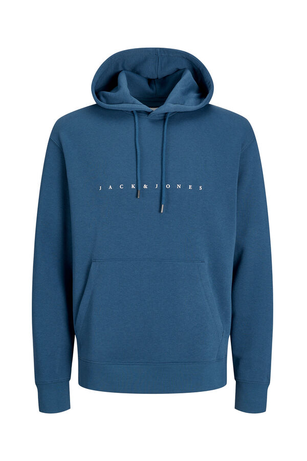 Jack & Jones Sudadera capucha estándar azul