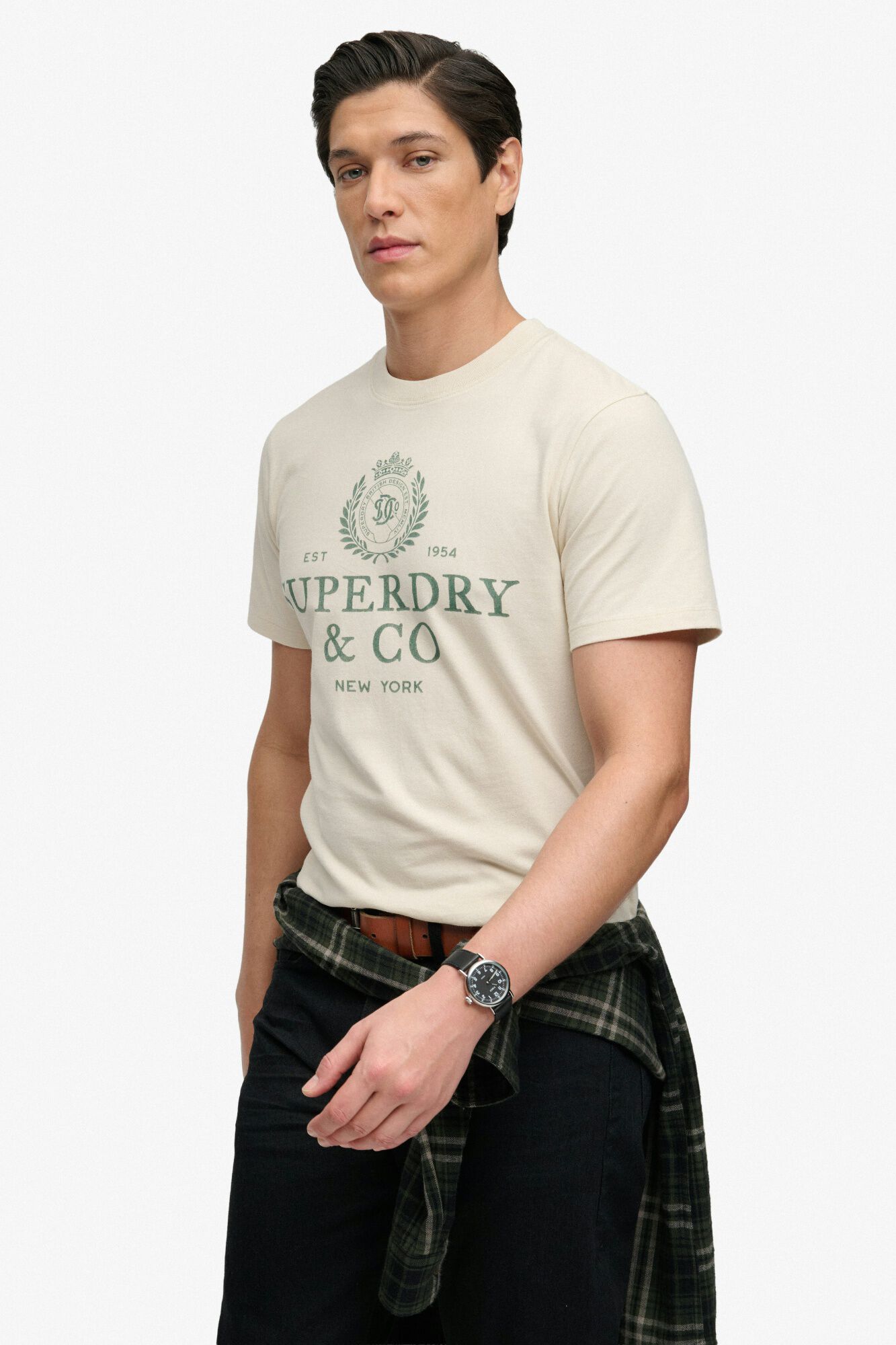 Superdry T-shirt relaxed com estampado