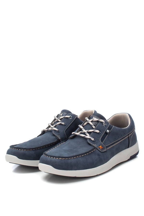 XTI Laced boat shoe blue