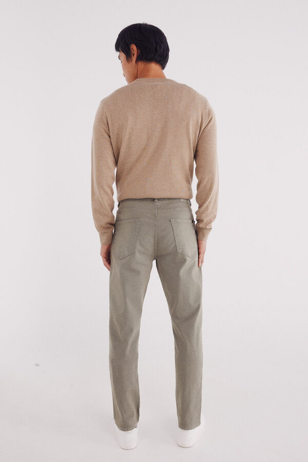 Springfield Calça slim fit com 5 calça bege