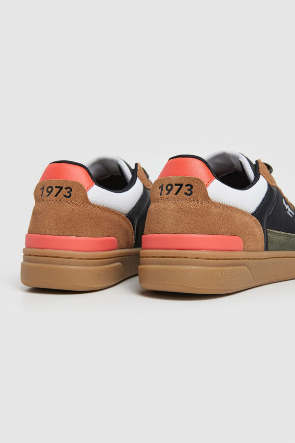Pepe Jeans Zapatilla retro Kore Skate kaki