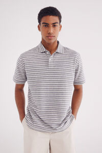 Springfield camisola estruturado com microlistras e regular fit