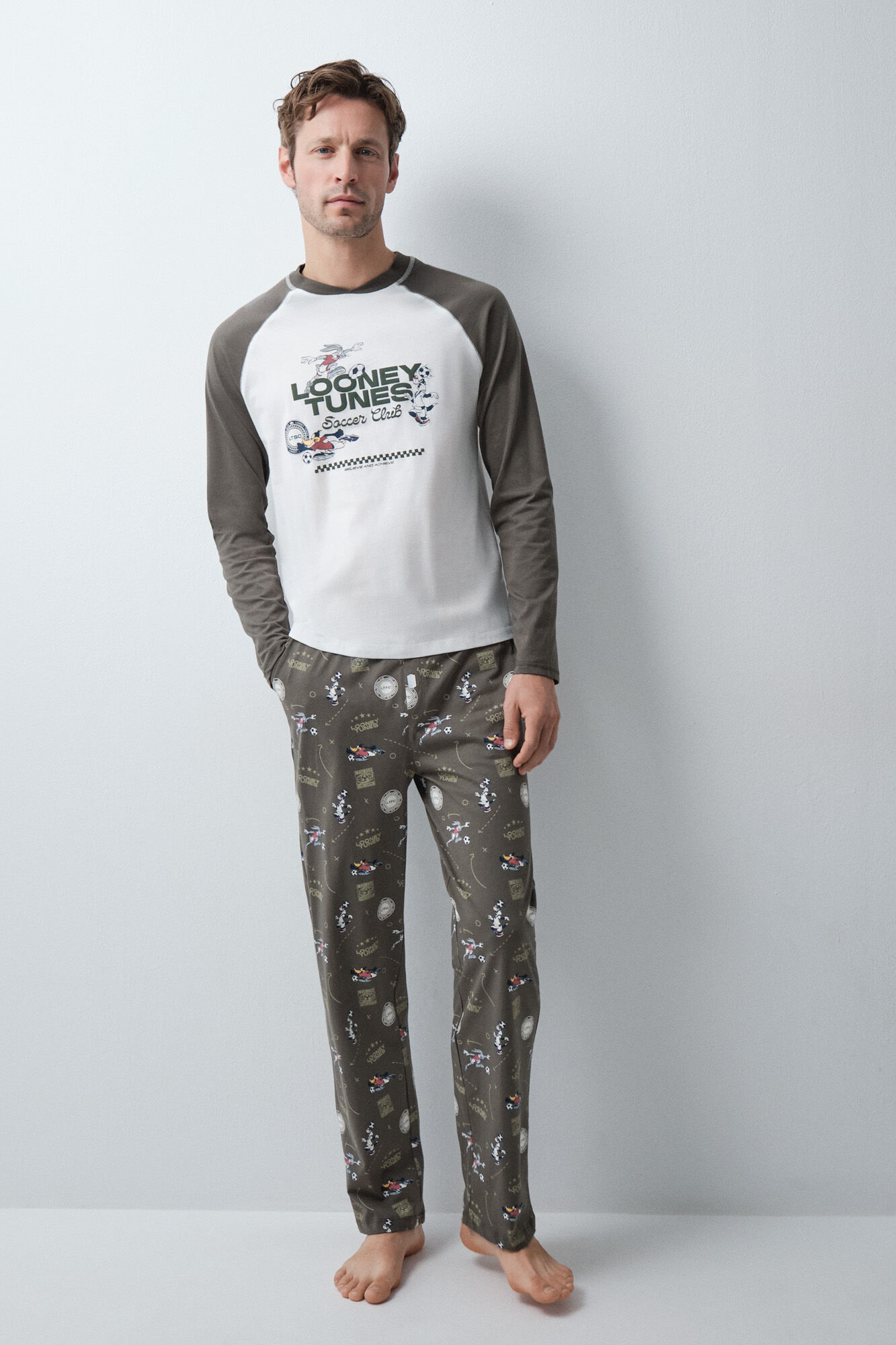Women'secret Pijama comprido em algod&atilde;o Looney Tunes