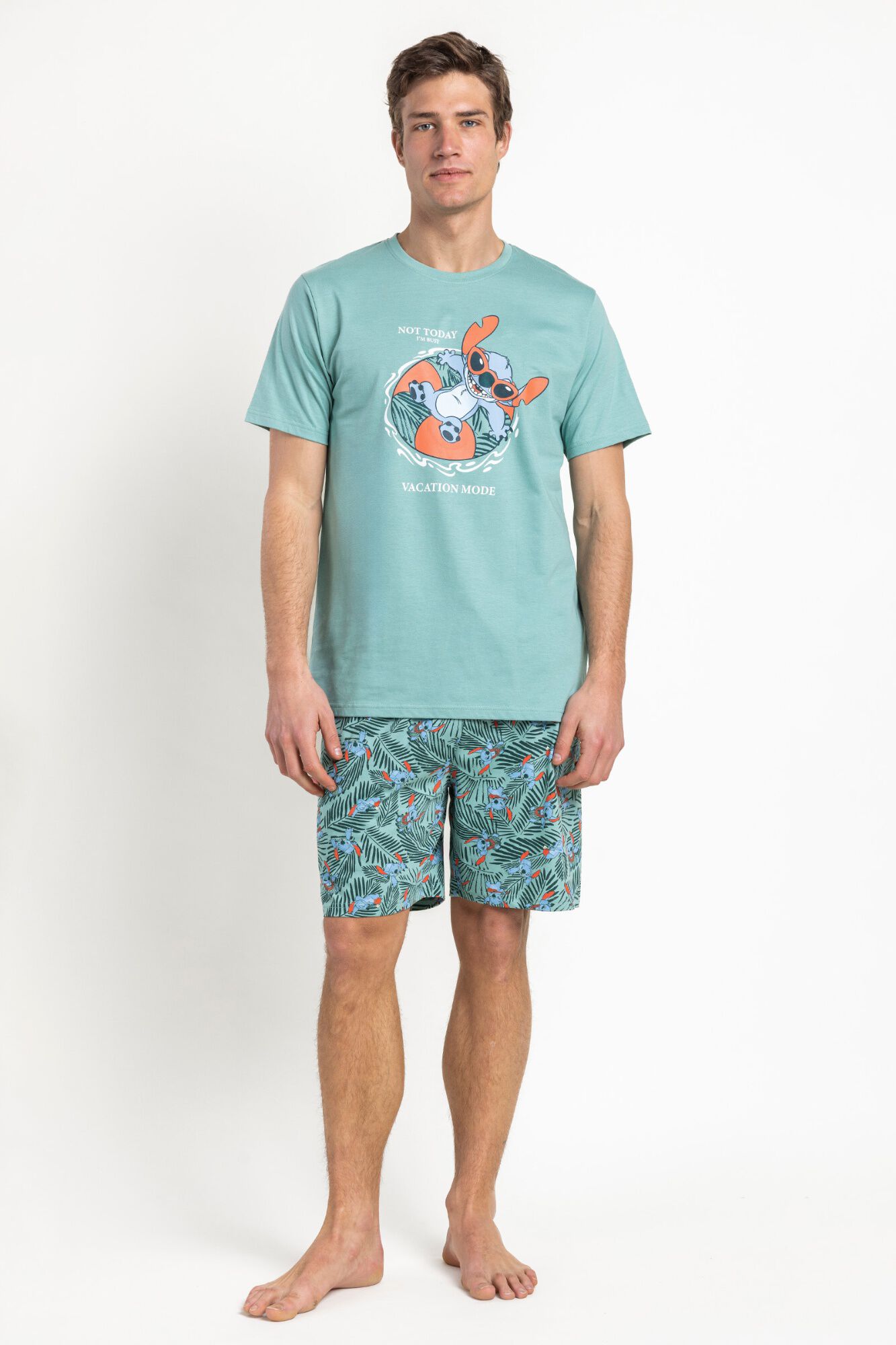 Admas Pijama curto tropical Stich