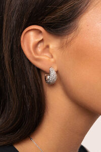 Singularu Antique Steel Hoop Earrings