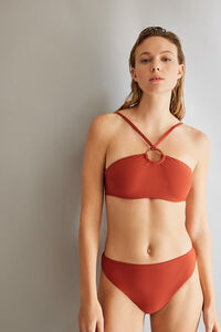 Womensecret Orange high waist bikini bottoms red