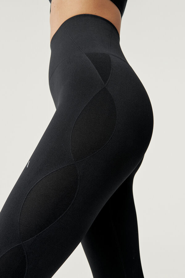 Nike Yoga cut out detail leggings in black