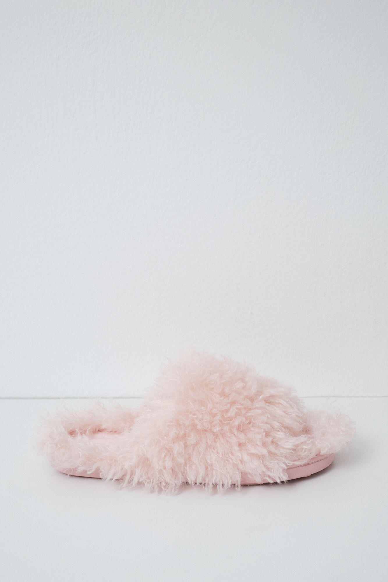 Women'secret Chinelos de quarto de peluche rosa