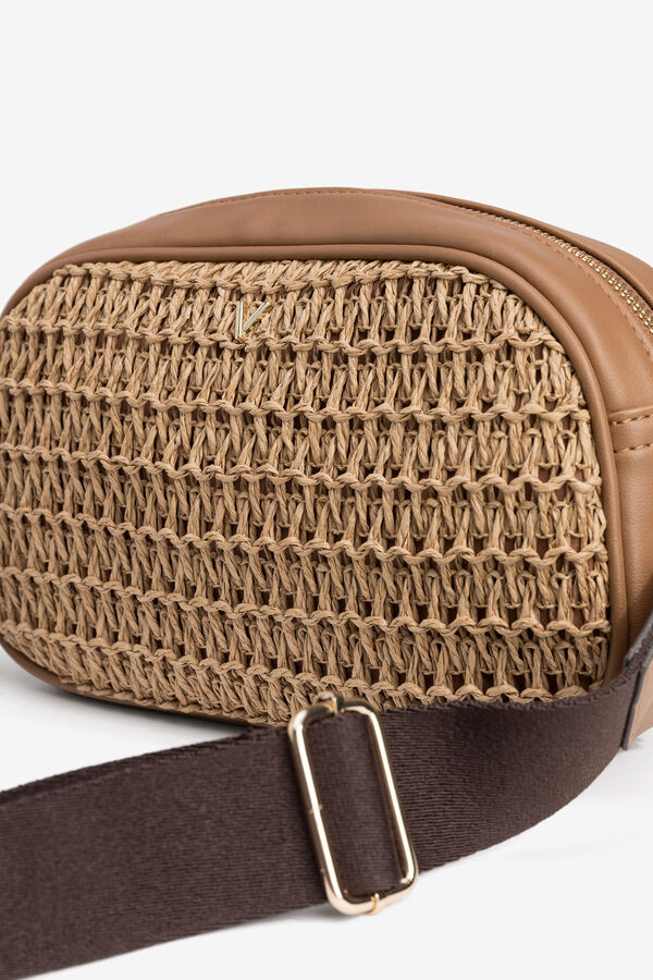 Vilanova Mala a tiracolo texturizada cru