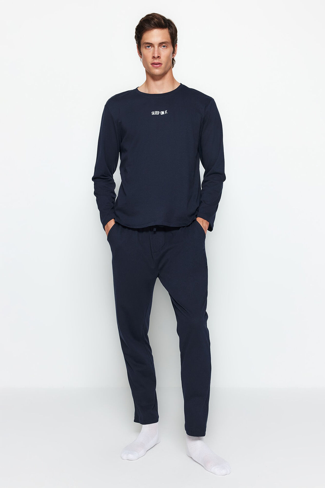 Trendyol Comfortable Knitted Pyjama Set
