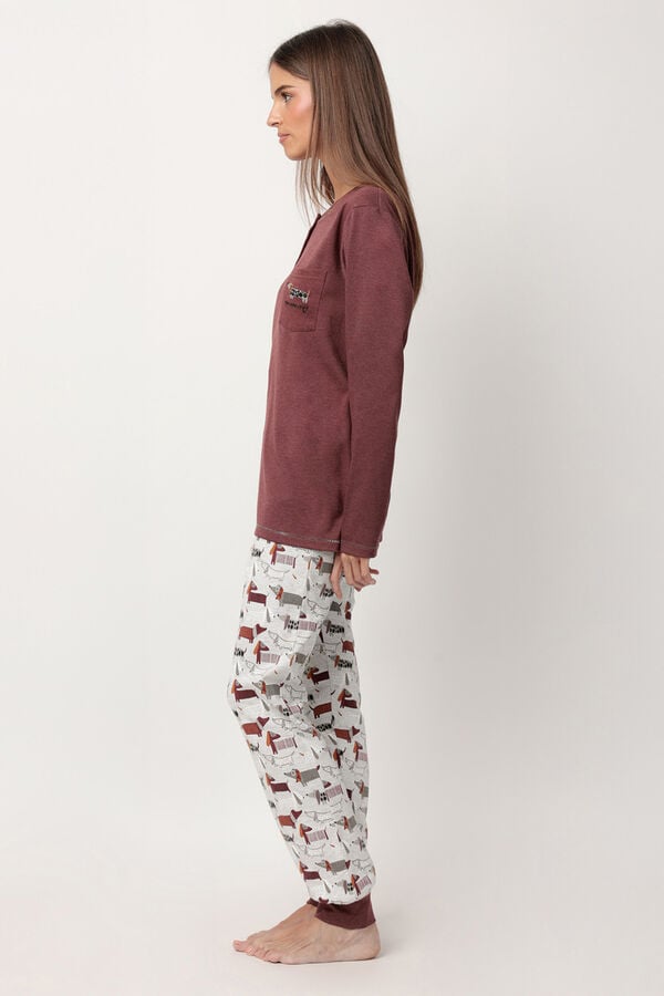 Admas Dog Home B Carcela Pijama castanho