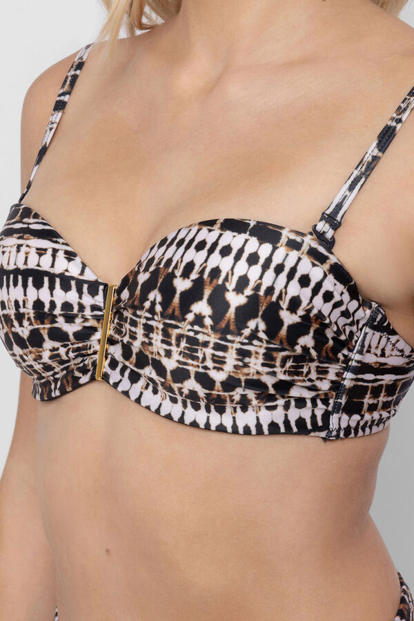 Dorina Top bikini balconet relleno ligero Togo mago estampado