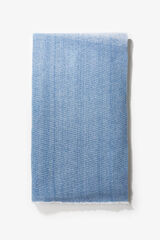 Vilanova Bufanda bicolor sin costuras. Dimensiones: 75 x 220 cm. blue