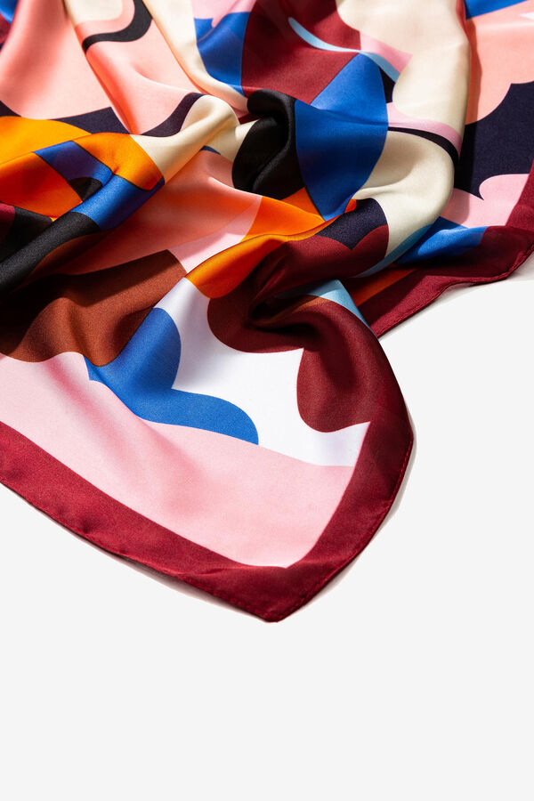 Vilanova Bandana Satinada Floral rosa